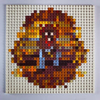 The College Dropout Buildable Brick Art